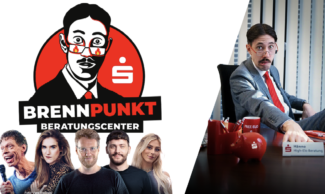 Sparkasse, Jung von Matt SPORTS und INSTINCT3 holen kultige Improvisations-Comedyshow aus den 2000er Jahren in den Twitch-Livestream